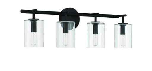 Hailie 4 Light 27.5" Vanity in Flat Black