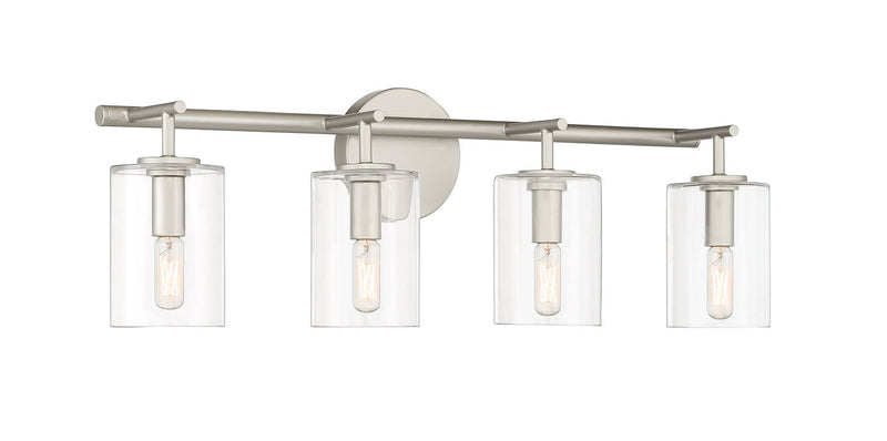 Hailie 4 Light 27.5" Vanity in Satin Nickel
