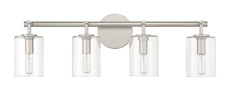 Hailie 4 Light 27.5" Vanity in Satin Nickel
