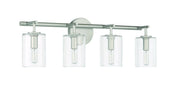 Hailie 4 Light 27.5" Vanity in Satin Nickel
