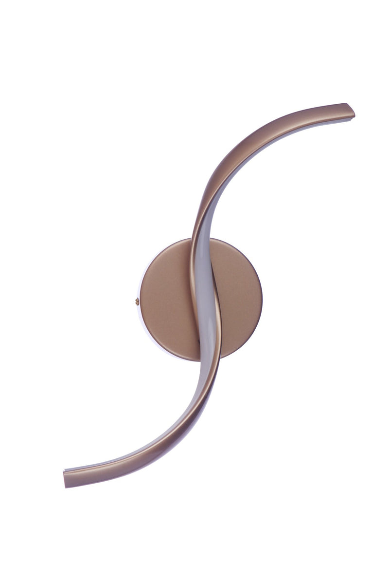 Pulse LED Wall Sconce in Champagne Brass