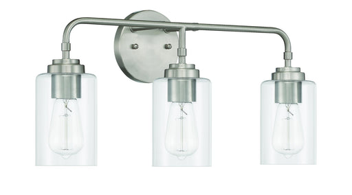 Stowe 3 Light 22" Vanity in Brushed Polished Nickel