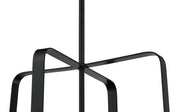 Stowe 4 Light 15" Foyer in Flat Black