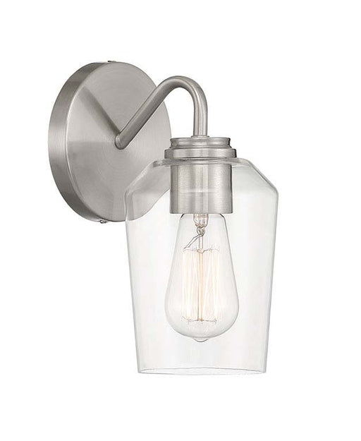 Shayna 1 Light 5" Wall Sconce in Brushed Polished Nickel