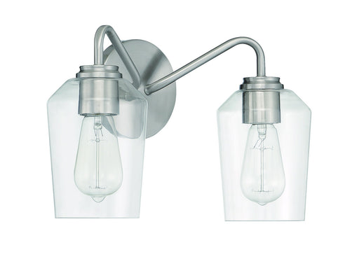 Shayna 2 Light 15" Vanity in Brushed Polished Nickel