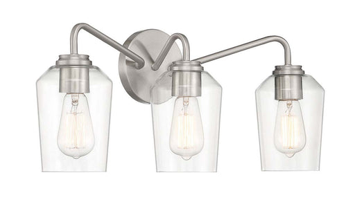 Shayna 3 Light 22" Vanity in Brushed Polished Nickel