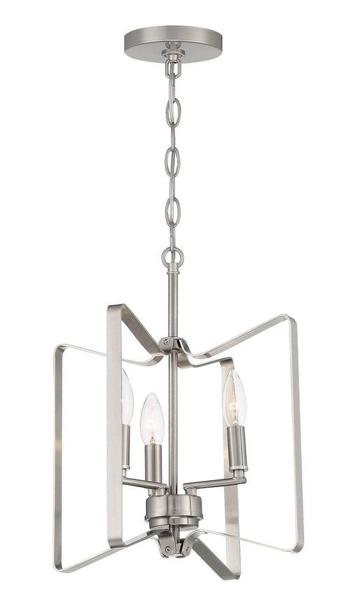 Shayna 3 Light 13" Convertible Semi Flush in Brushed Polished Nickel