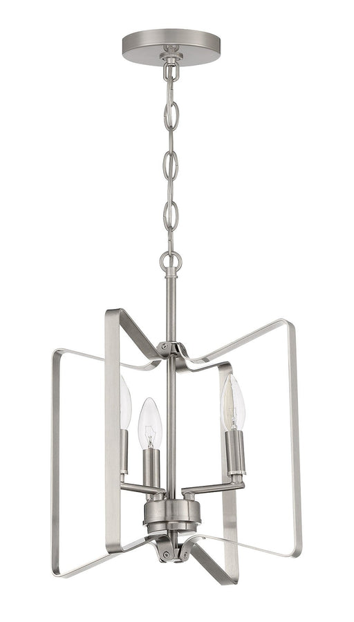 Shayna 3 Light 13" Convertible Semi Flush in Brushed Polished Nickel