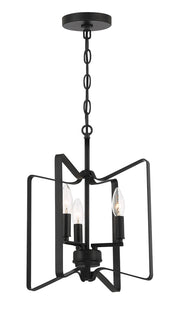 Shayna 3 Light 13" Convertible Semi Flush in Flat Black