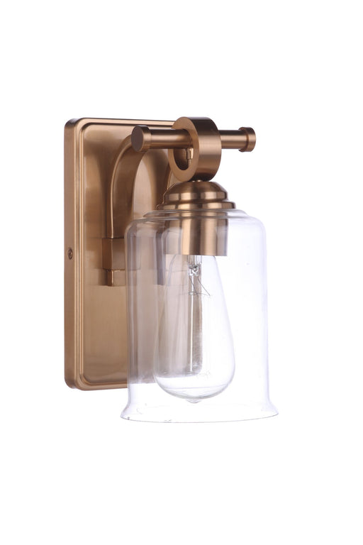 Romero 1 Light 5" Wall Sconce in Satin Brass