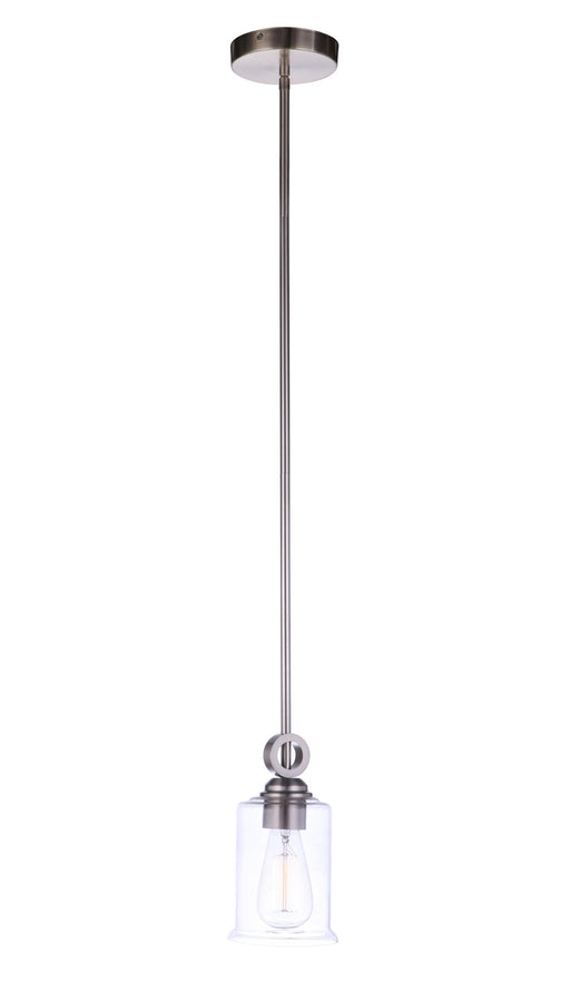 Romero 1 Light 5" Mini Pendant in Brushed Polished Nickel