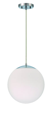 Gaze 1 Light 12" Pendant in Chrome