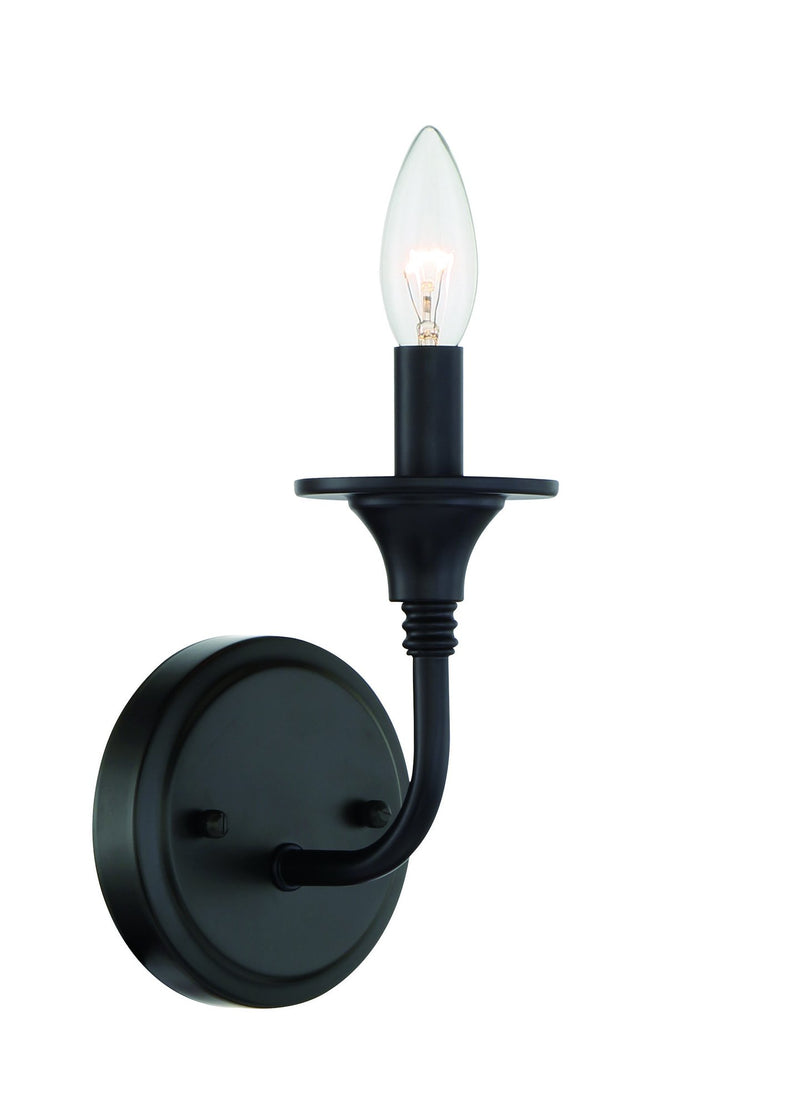 Jolenne 1 Light 4.75" Wall Sconce in Flat Black