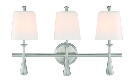 Palmer 3 Light 23" Vanity in Brushed Polished Nickel