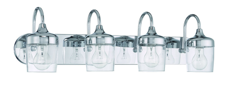 Wrenn 4 Light 30" Vanity in Chrome