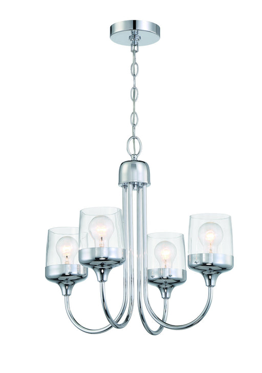 Wrenn 4 Light 20" Chandelier in Chrome
