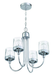 Wrenn 4 Light 20" Chandelier in Chrome