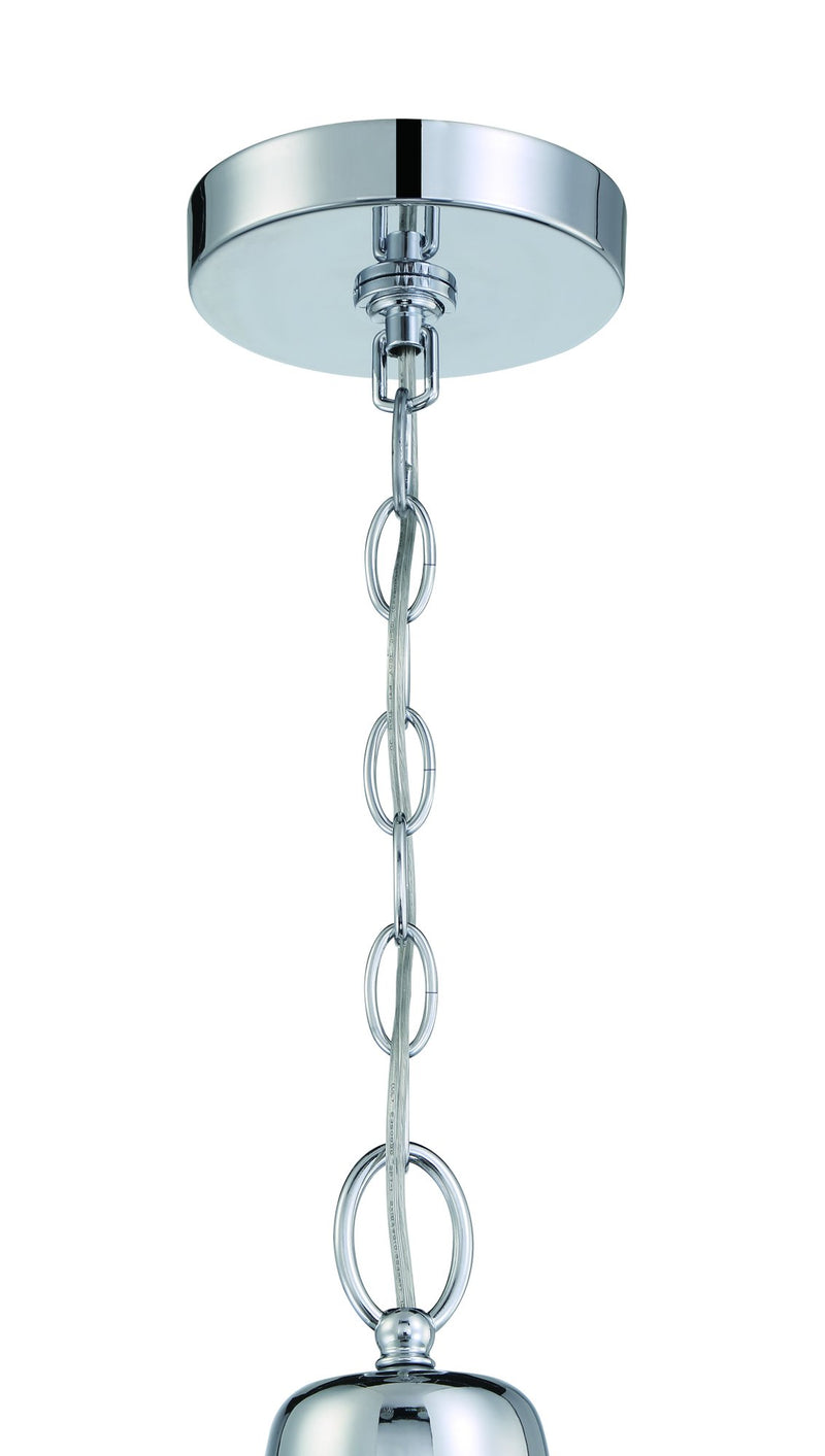 Wrenn 6 Light 26" Chandelier in Chrome