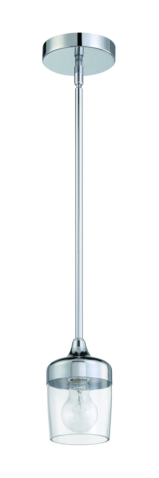 Wrenn 1 Light 5.12" Mini Pendant in Chrome