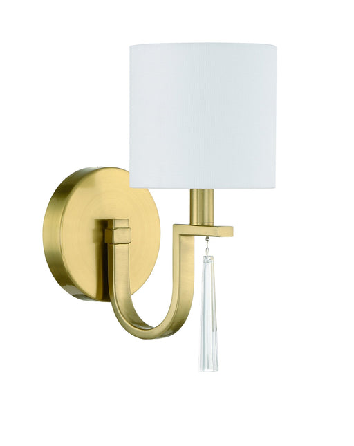 Fortuna 1 Light 5.13" Wall Sconce in Satin Brass