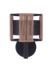 Kensey 1 Light 7.13" Wall Sconce in Flat Black