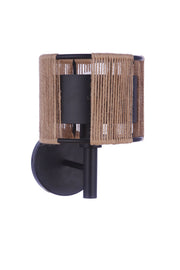 Kensey 1 Light 7.13" Wall Sconce in Flat Black
