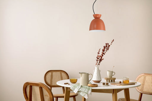 Ventura Dome 1 Light 7.5" Mini Pendant in Baked Clay