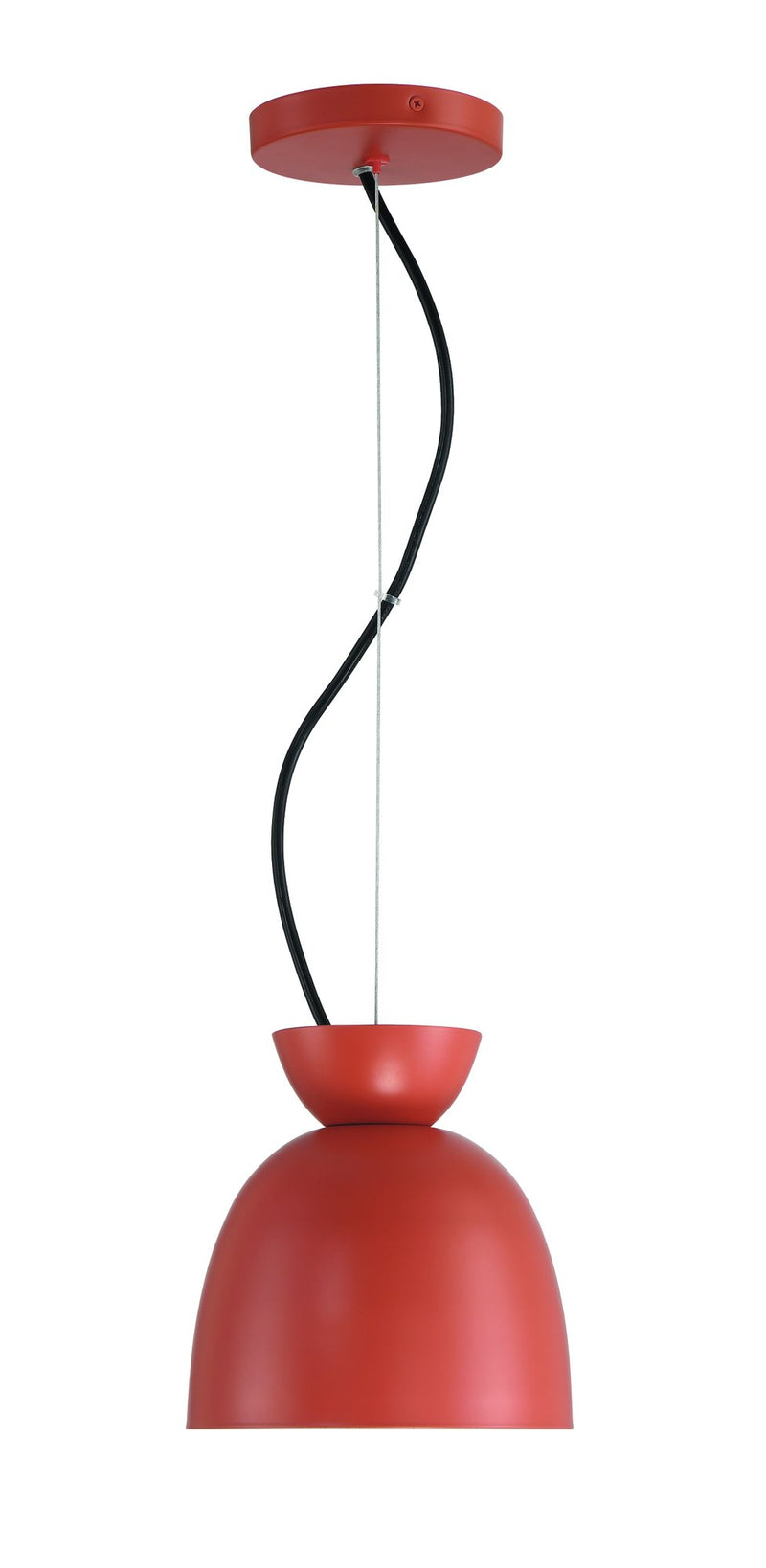 Ventura Dome 1 Light 7.5" Mini Pendant in Baked Clay