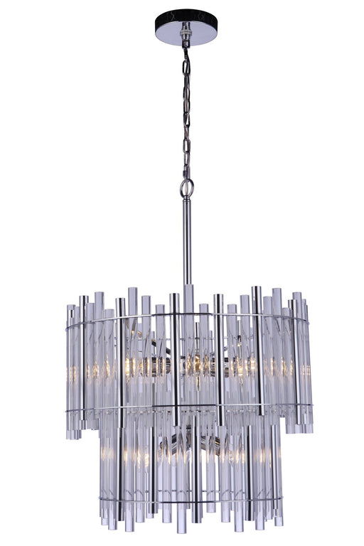Reveal 9 Light 22.25" Chandelier in Chrome