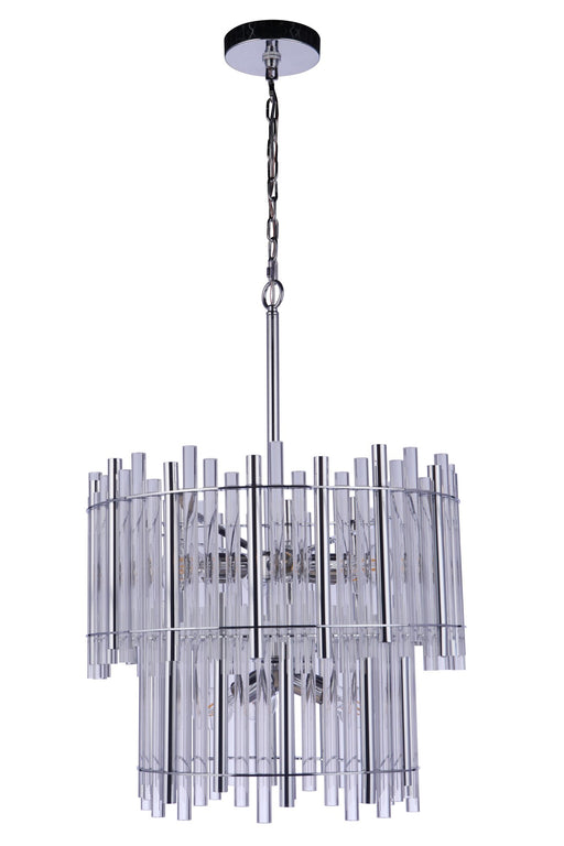 Reveal 9 Light 22.25" Chandelier in Chrome