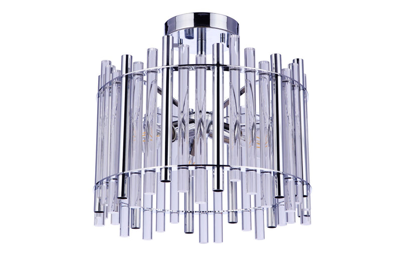 Reveal 3 Light 16.38" Semi Flush in Chrome