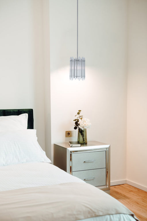 Reveal 1 Light 7.68" Pendant in Chrome