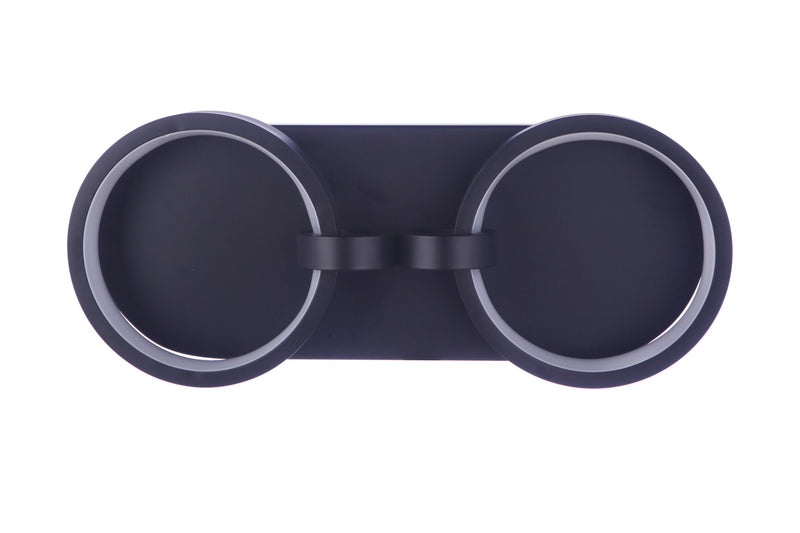 Context 2 Light 15.38" LED Vanity in Flat Black