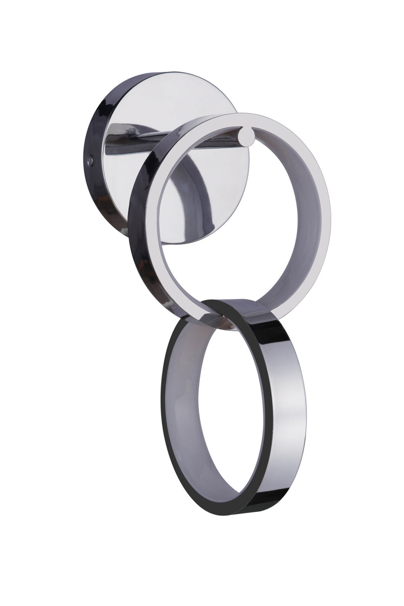 Context 2 Light 6.5" LED Wall Sconce in Chrome