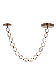 Jackie 16 Light 12.6" LED Pendant in Satin Brass