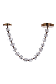 Jackie 16 Light 12.6" LED Pendant in Satin Brass