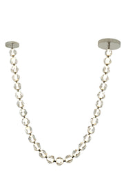 Jackie 29 Light 12.6" LED Pendant in Polished Nickel