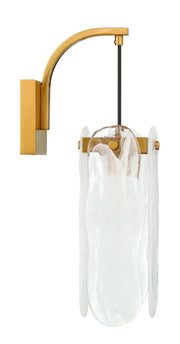 Angela 1 Light 5.5" Wall Sconce in Satin Brass