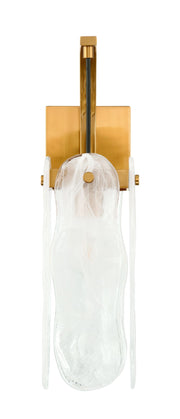 Angela 1 Light 5.5" Wall Sconce in Satin Brass