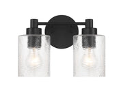 Lyndsey 2 Light 12.38" Vanity in Flat Black