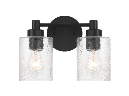 Lyndsey 2 Light 12.38" Vanity in Flat Black