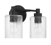 Lyndsey 2 Light 12.38" Vanity in Flat Black
