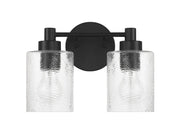 Lyndsey 2 Light 12.38" Vanity in Flat Black