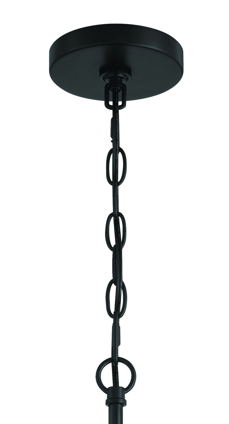 Council 3 Light 22" Chandelier in Flat Black/Satin Brass
