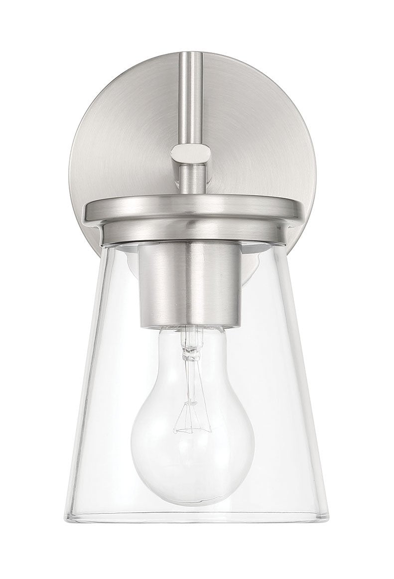 Connell 1 Light 5" Wall Sconce in Brushed Polished Nickel