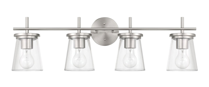 Connell 4 Light 30.5" Vanity in Brushed Polished Nickel
