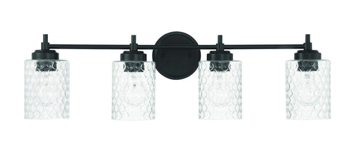 Claire 4 Light 29.63" Vanity in Flat Black