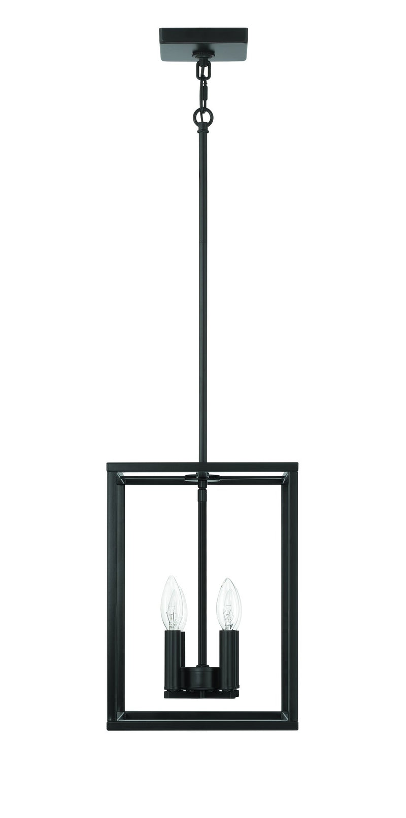 Signature Foyer 4 Light 14" Foyer in Flat Black