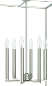Signature Foyer 6 Light 25" Foyer in Brushed Polished Nickel