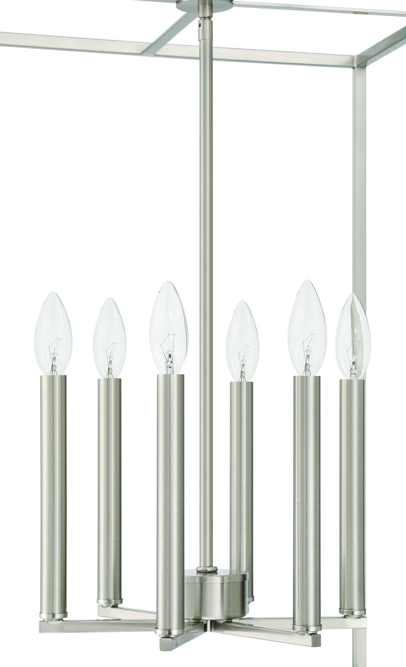 Signature Foyer 6 Light 25" Foyer in Brushed Polished Nickel